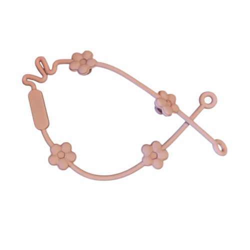 catenella multiuso beige in silicone Catenella multiuso rosa antico