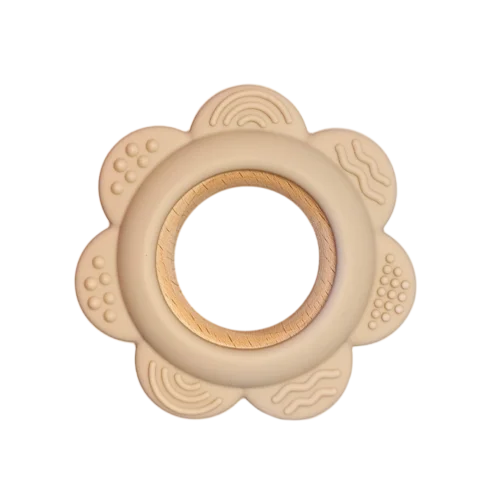 massaggia gengive beige tondo Massaggiagengive in silicone beige
