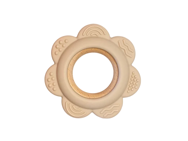 massaggia gengive beige tondo Massaggiagengive in silicone beige