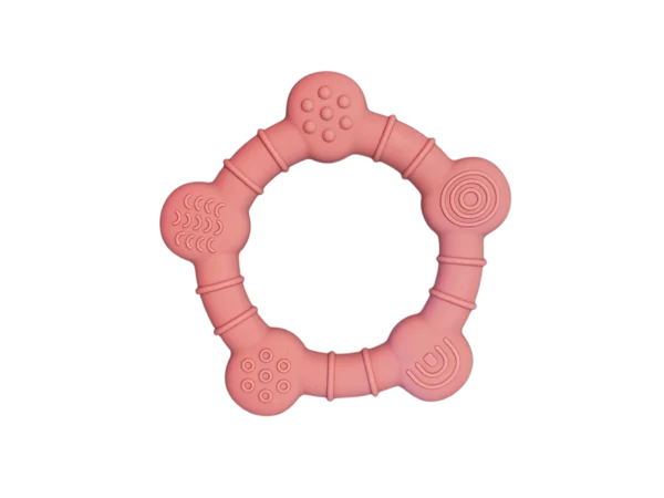 massaggia gengive rosa tondo Massaggiagengive in silicone rosa