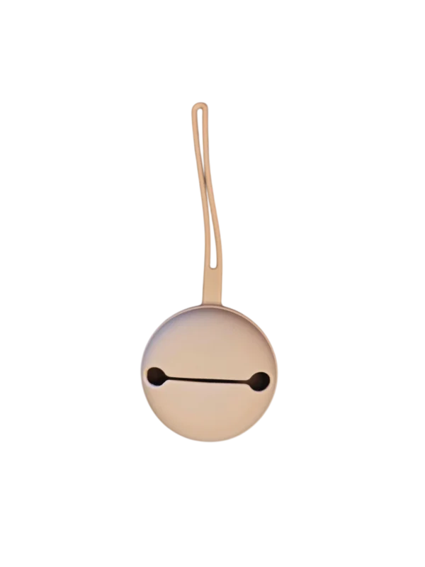 Portaciuccio in silicone resistente beige