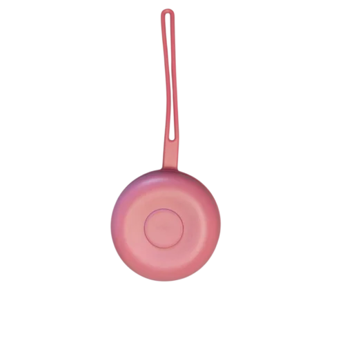 portaciuccio rosa fronte Portaciuccio in silicone resistente rosa